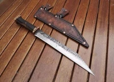 Custom Handmade Carbon Steel Hunting Viking Seax Knife Survival Knife 18-Inches