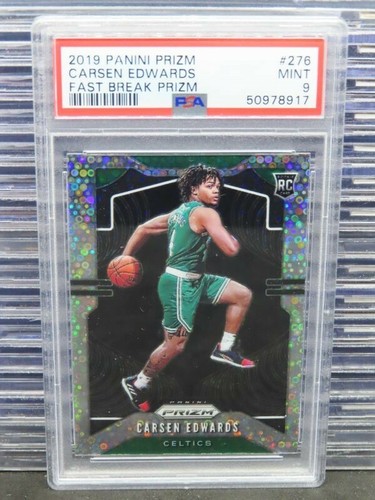 2019 Panini Prizm Basketball Prizm Fast Break Carsen Edwards #276