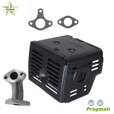 #ad #ad For Honda GX340 GX390 11HP amp; 13HP With Manifold amp; Nuts Muffler Exhaust Mower $22.27