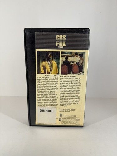 The House On Skull Mountain ( VHS, 1974 ) Horror, CBS FOX Video. Jean Durand - Picture 3 of 6