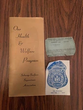 NEW YORK CITY TRANSIT AUTHORITY STICKER, MEMBERSHIP CARD & BROCHURE