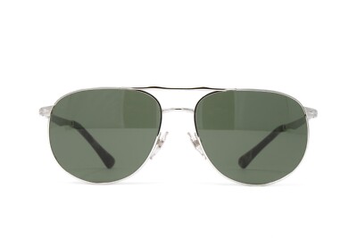 Persol Sunglasses PO2455S 51831 Silver 60mm Men's Metal Aviator