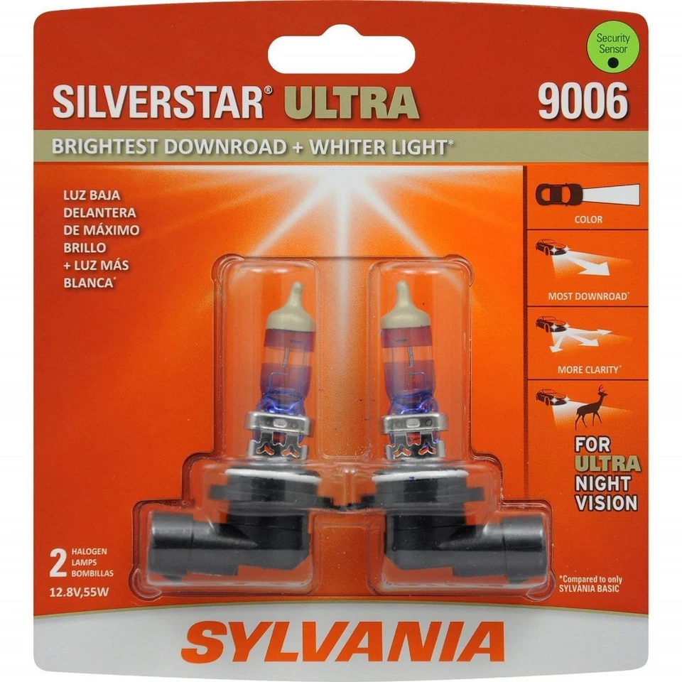 Sylvania SilverStar Ultra 9006 HB4 55W Two Bulbs Fog Light Replace Upgrade Lamp - Image 2 of 4