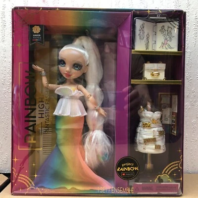 MGA ENTERTAINMENT Rainbow High™ Fantastic Fashion™ AMAYA RAINE™ Fashion Puppe Weiß bunt m. Zubehör