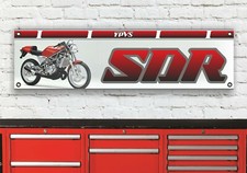 BR142B Yamaha SDR200 Ypvs Rot Werkstatt Banner Schild