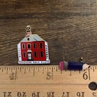 Little Red Schoolhouse & Blue Enameled Pencil Lapel Hat Pin Set — photo 8