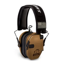 Walkers Razor Slim Electronic Muffs Battle Brown