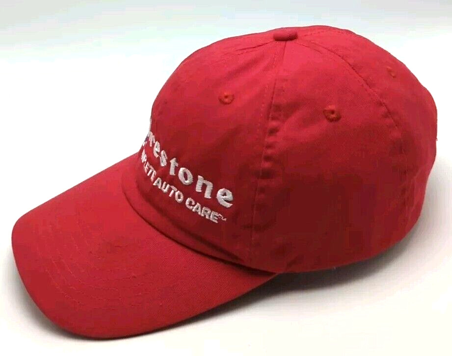 FIRESTONE COMPLETE AUTO CARE hat red adjustable c… - image 4