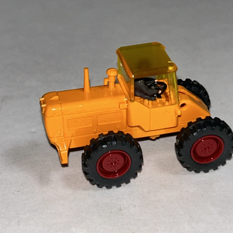 Two (2) Vintage Wiking Tractor  Parts Or Repair  - Wiking  GERMAN Green & Yellow - Image 3 of 4