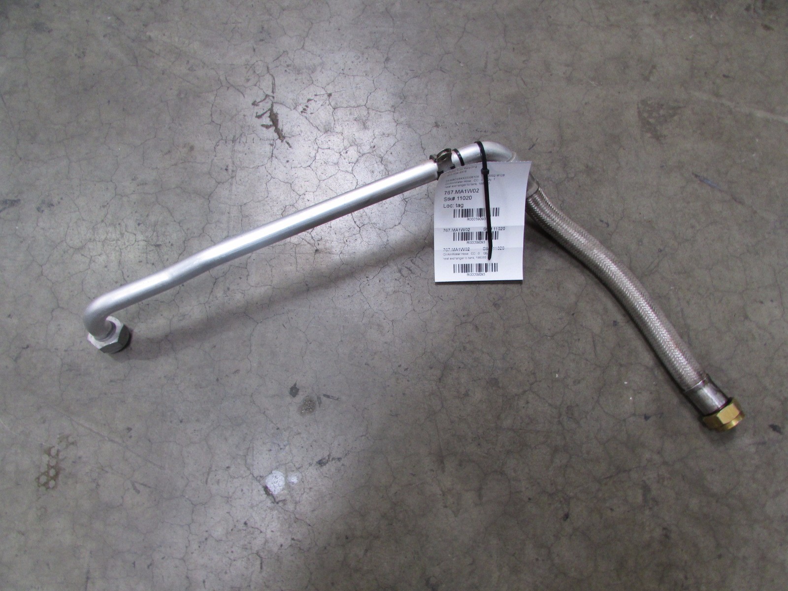 Maserati Coupe, Spyder, Gransport, Heat Exchanger to Tank, P/N 186060