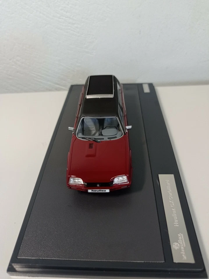 RARE 1:43 MATRIX HEULIEZ CX CORBILLARD 1985 MAROON HEARSE - 10304-041 - Image 3 of 4