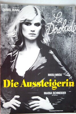 50  Presseheft DIE AUSSTEIGERIN Miou-Miou, Maria Schneider