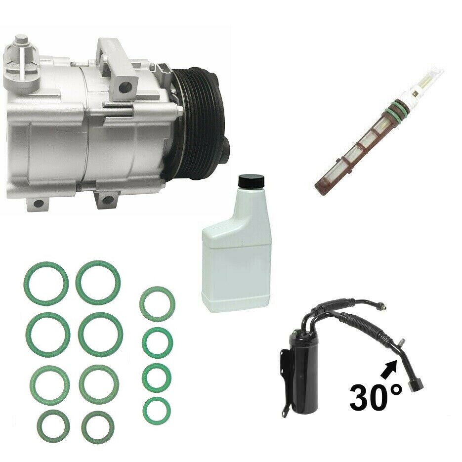 REMAN A/C COMPRESSOR KIT FITS ECONOLINE E150/E250/E350/E450 SUPER DUTY ...