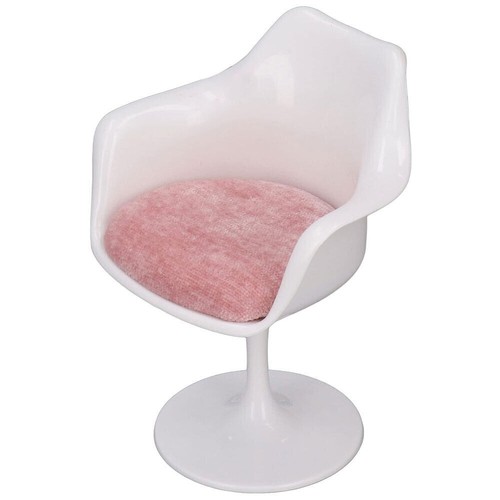2Pcs 1:6 Miniature Swivel Armchair Office Chair Dollhouse Furniture Accessories - Picture 22 of 38