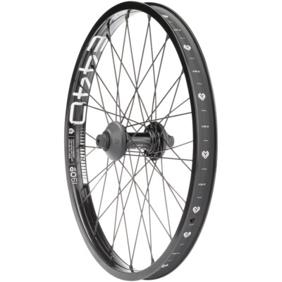 ECLAT BMX BIKE SEISMIC FRONT OR CASSETTE BICYCLE WHEEL BLACK