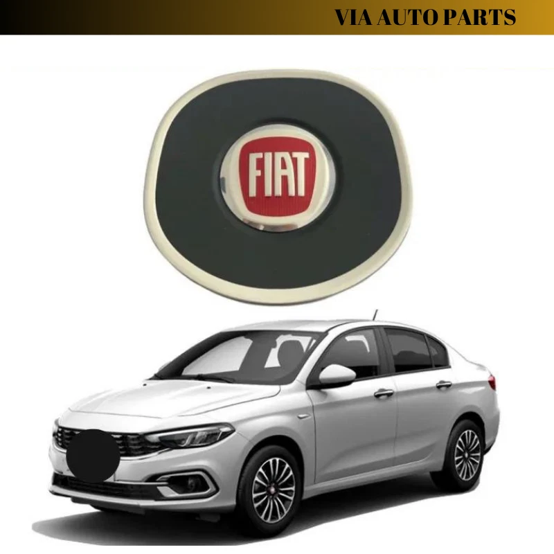 Steering Badge Nickel Plated For Fiat Tipo (Egea) 2016-2020 Oem 