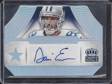 GAVIN ESCOBAR 2014 CROWN ROYALE SIGNATURES PLATINUM DIE CUT COWBOYS AUTO #D 7/20