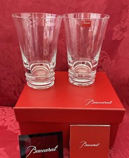 NIB FLAWLESS Exquisite BACCARAT France Glass VEGA Pair Crystal HIGHBALL Tumblers