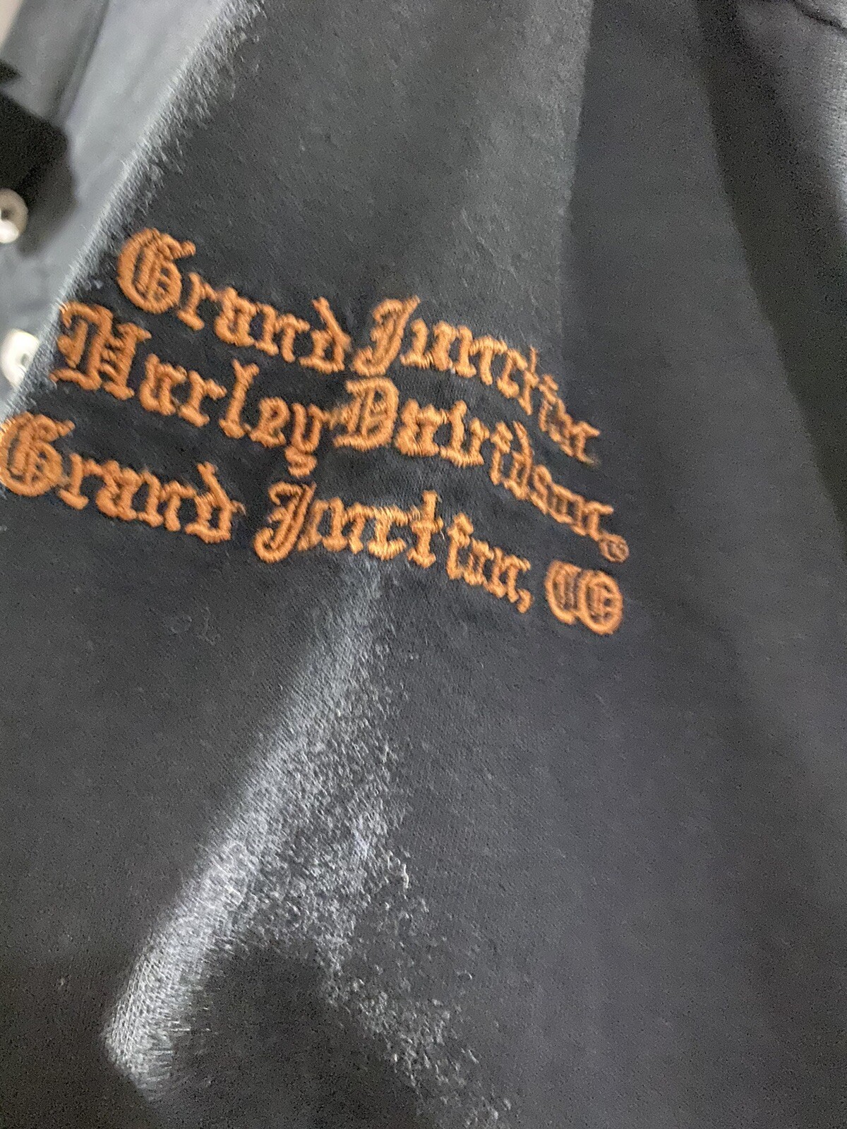 Harley Davidson Motorcycle Grand Junction Vintage Vtg… Gem