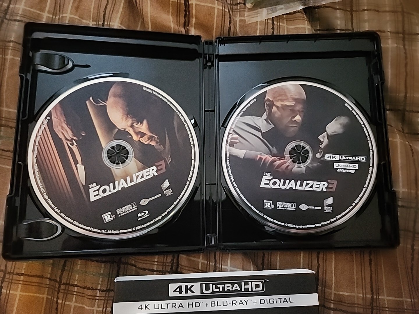 The Equalizer 3 4K Ultra HD + Bluray Denzel Washington Slip