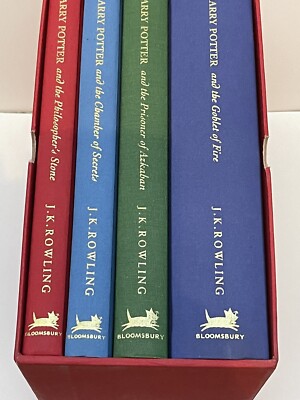 Harry Potter Deluxe Edition Clothbound Boxset Books 1-4 w
