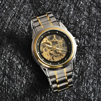 genoa skeleton watch
