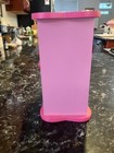 Wooden Jewlery Box Pink 9" Tall, 8" Wide, Mirrors on Inside & Small Drawer — photo 5