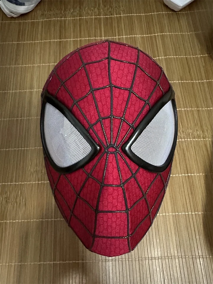 Amazing Spiderman 2 Garfield Ver Peter Parker Máscara Juegos con disfraces Casco utilería de Halloween Foto 2 de 4