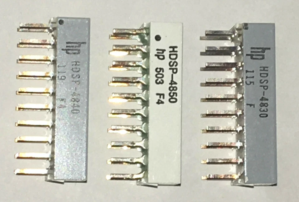 HP HDSP-4830 4840 4850 red green yellow 10 Element LED Bar graph NOS - Image 2 of 2