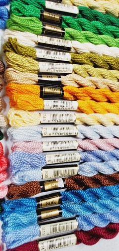 50 DMC #3 Perle Pearl Embroidery Floss Lot of 50 Different Colors D - Picture 3 of 5
