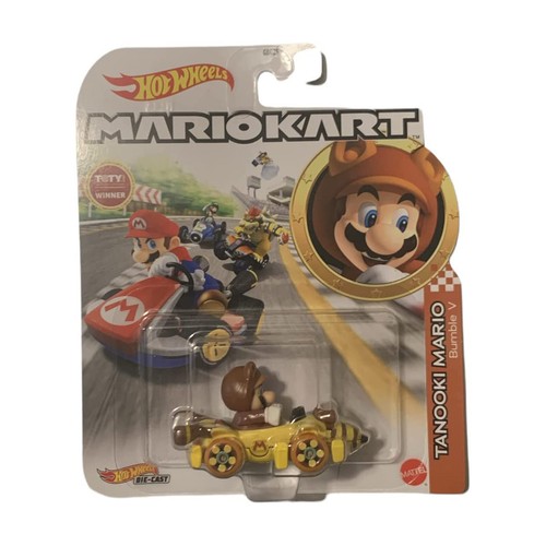Hot Wheels Mario Kart Tanooki Mario Bumble V NEW IN STOCK 194735018963