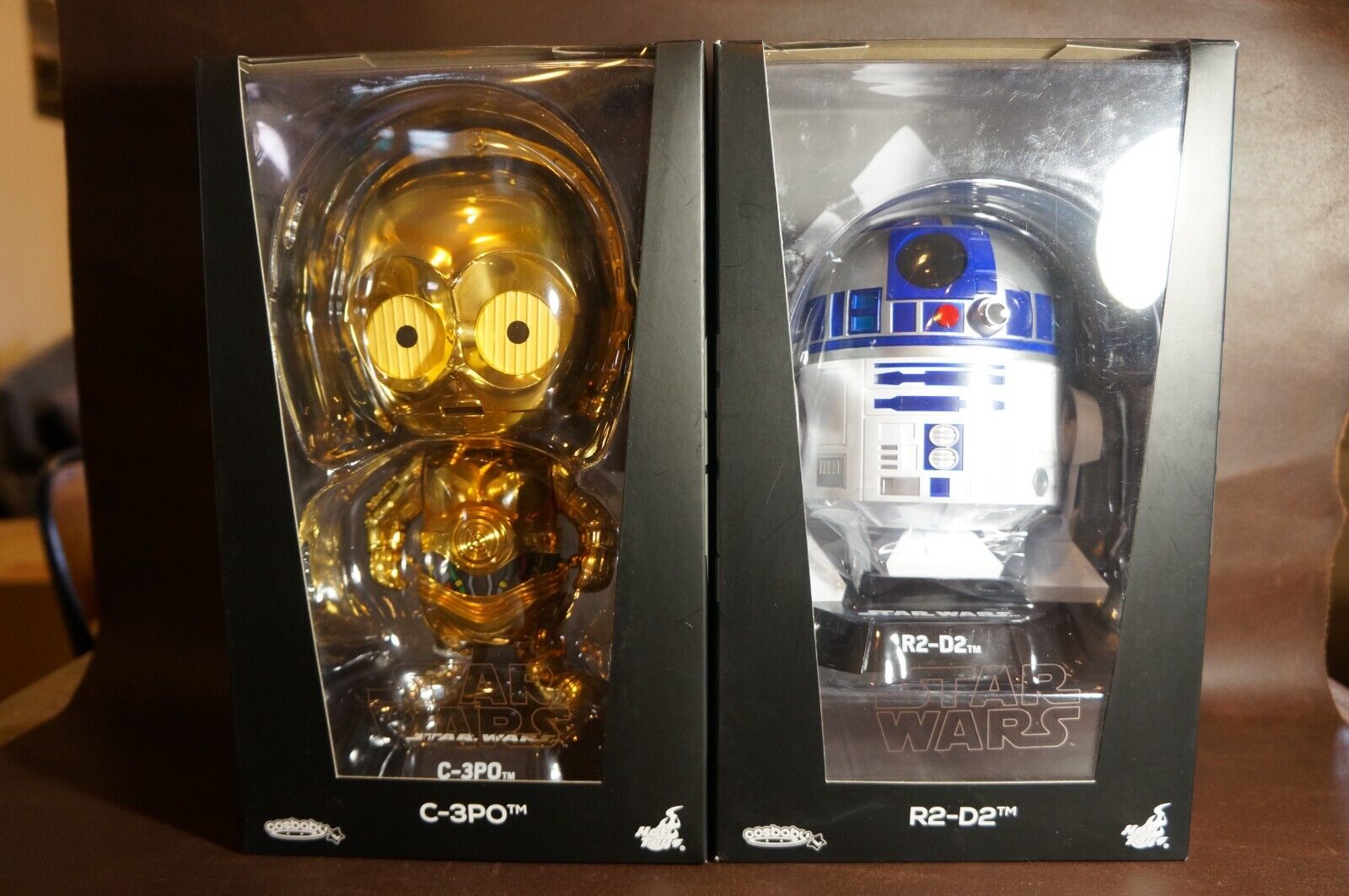 【VERY RARE】HOT TOYS STAR WARS C-3PO & R2-D2 Cosbaby size:L 10" Figure set of 2