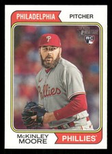 2023 Topps Heritage McKinley Moore #524 Rookie Philadelphia Phillies