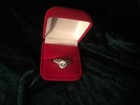 Vintage .925 STERLING SILVER DIAMONIQUE RING,DQCZ ROUND Cut w/CZ’S,9 3/4.R-50 — photo 2