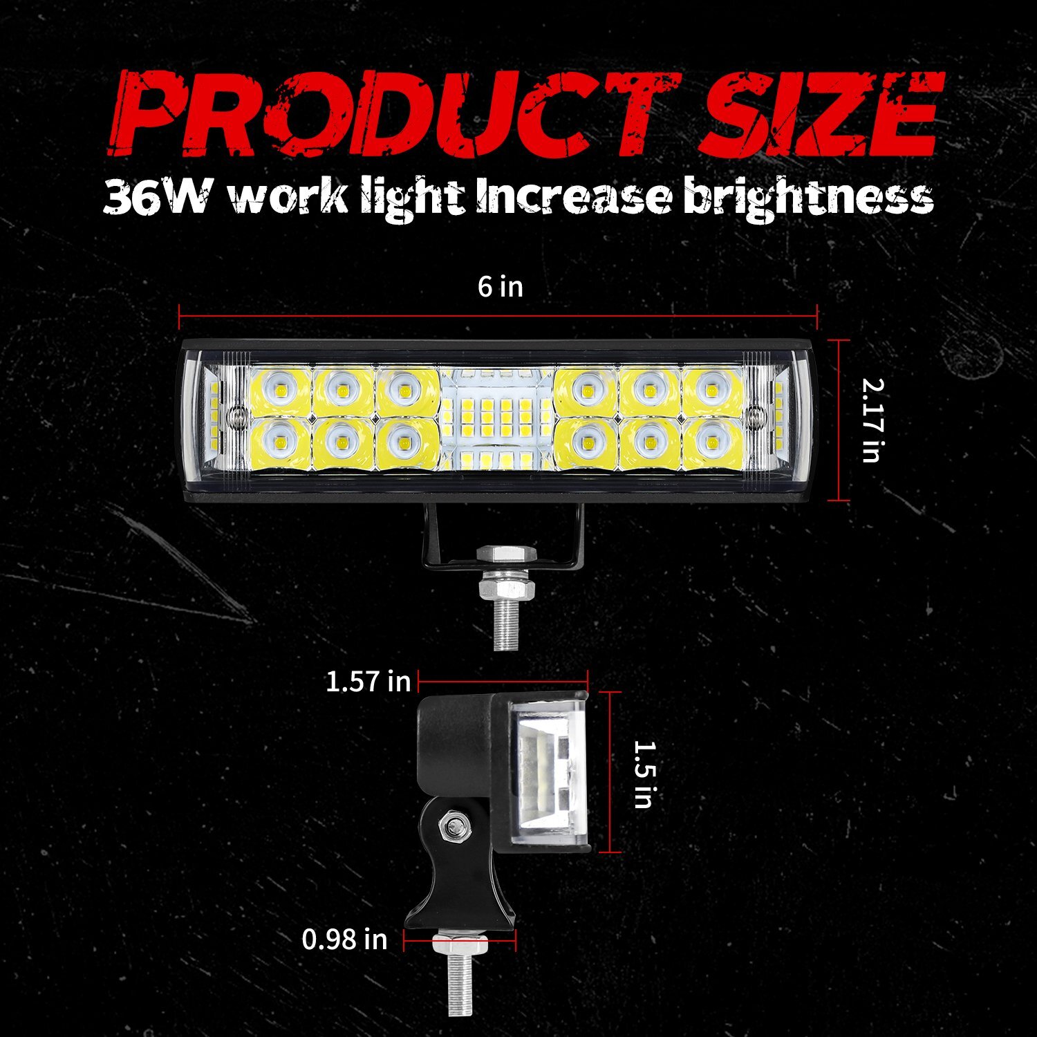 4x6" LED Marine Lights Pod Pontoon Boat HeadLights Spreader Docking