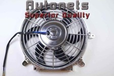 10 Chrome Radiator Cooling Fan Curve Street Hot Rat Rod Chevy Ford Gm 1150 Cfm 10 Chrome Radiator Cooling Fan Curve Street Hot Rat Rod Chevy Ford Gm 1150 Cfm