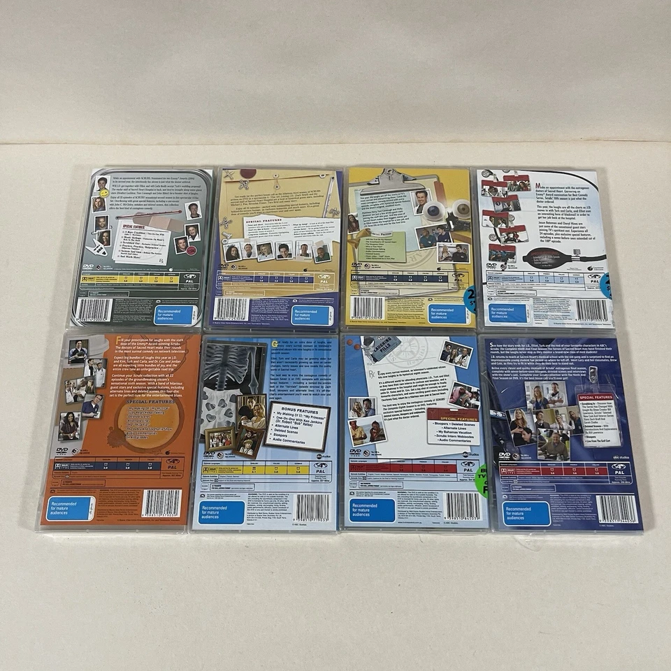 Scrubs DVD : Complete TV Series / Seasons 2-9 - Region 4 - Brand New Sealed - image 2 of 4