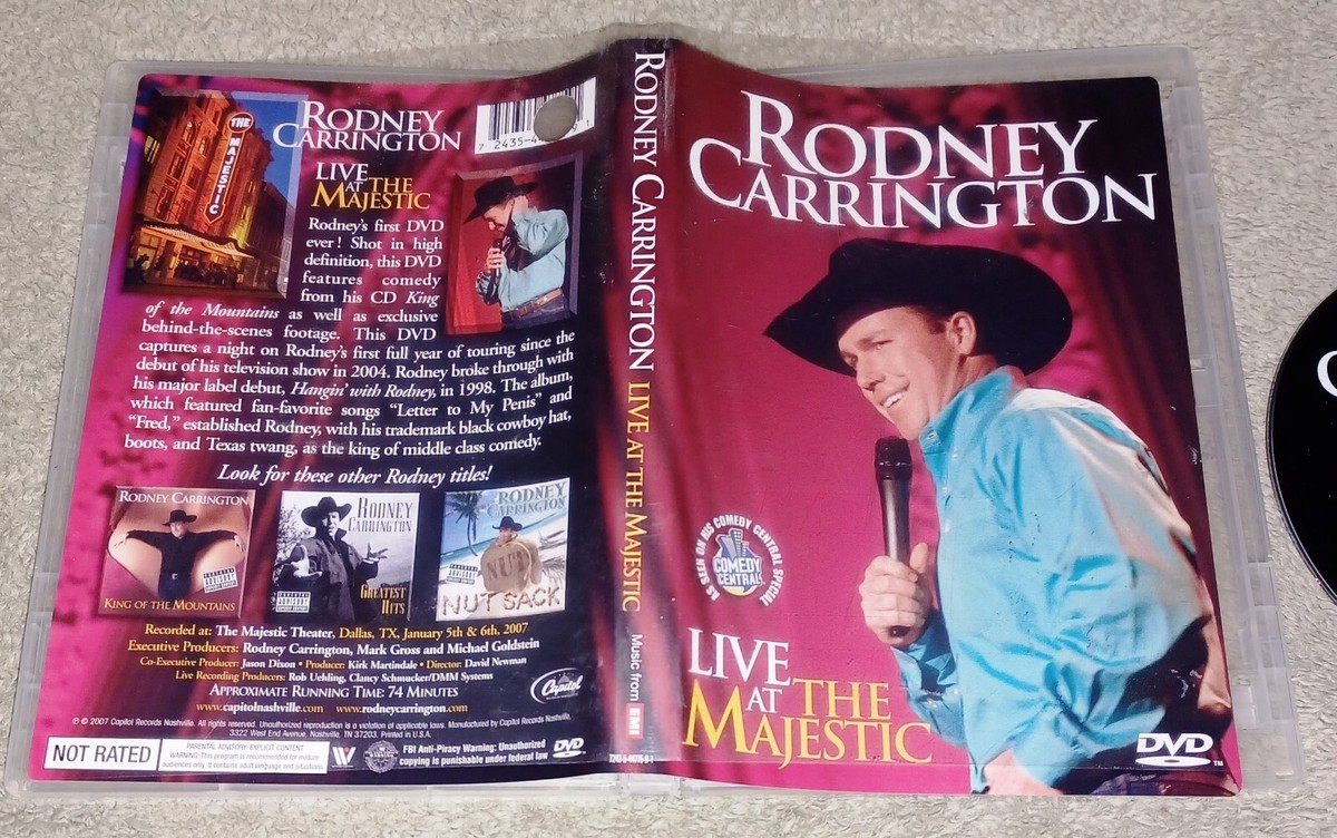 Rodney Carrington Live at the Majestic DVD OOP RARE Comedy Central