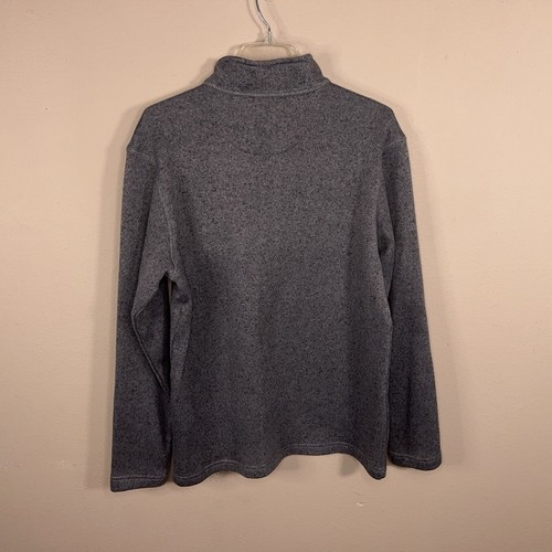 MEDIUM COLEMAN GREY GRAY FLEECE JACKET PULLOVER OUTDOOR HIKING - Picture 3 of 12
