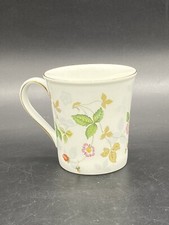 Wedgwood Wild Strawberry Mug Flared Top Bone China 
