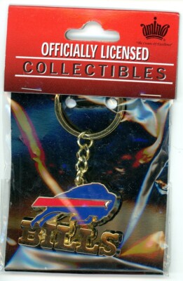 Bills Zamac Key Chain keychain New in package vintage stock Buffalo NFL ...