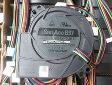 New 9733 turbofan Grill fan Large air volume 12V 3.8A 9BMB12P2J619