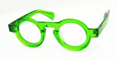 NEW $490.00 Theo MILLE +84 Eyeglasses 43-28-145 in Transparent May Green Belgium