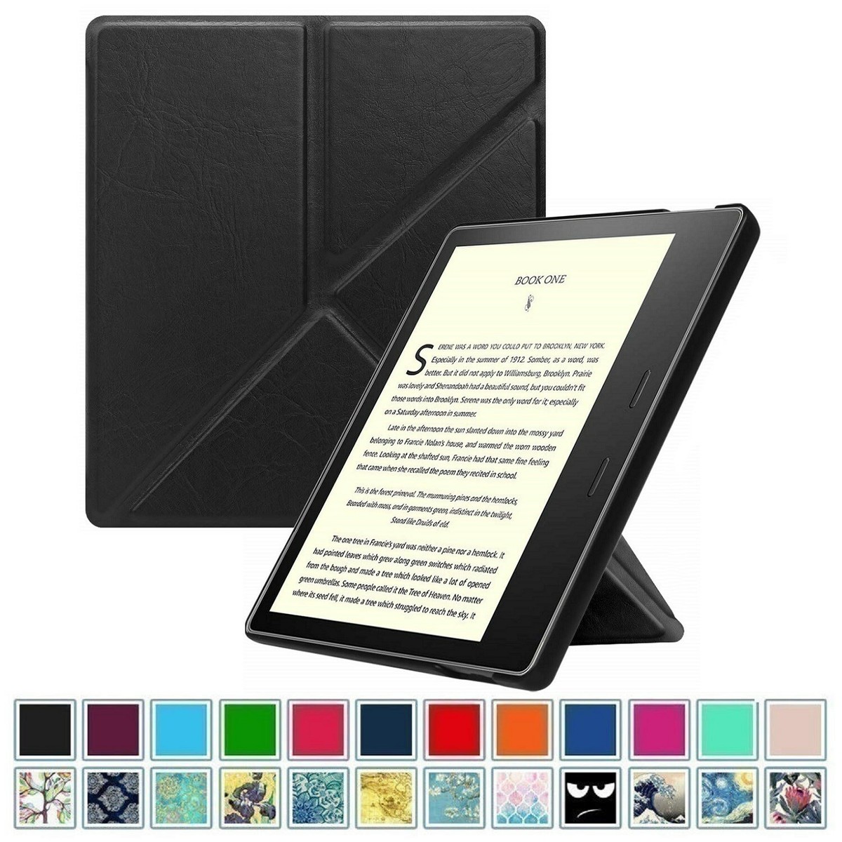 For All-New Amazon Kindle Oasis 10th Gen 2019 Origami Case Slim