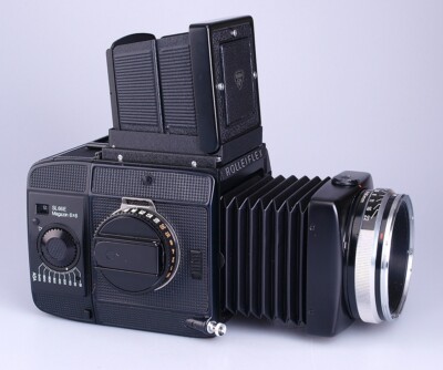 Rolleiflex SL66E with Planar 80mm F2.8 lens and 6x6cm filmholder