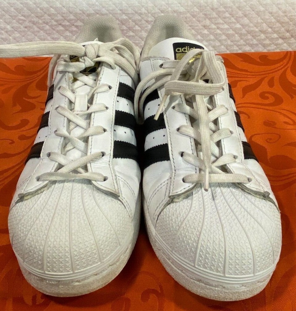 Adidas Superstar White Shoes With Black Stripe 2016