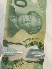 3 canadian bank notes $20 , $5 , and $1 vintage