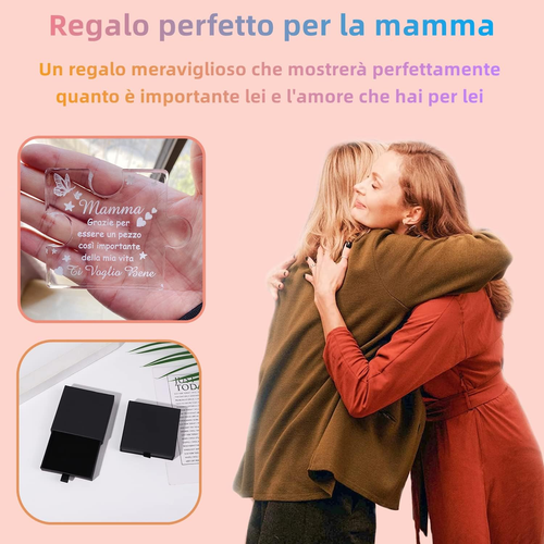 Regalo Festa Della Mamma, Regalo Mamma Compleanno, Puzzle a Blocchi in Acrilico - Foto 3 di 13