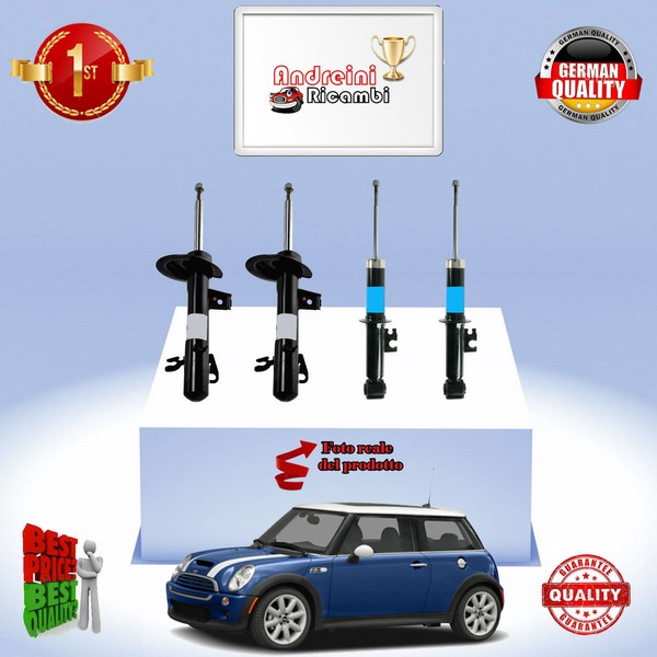 Set 4 StoßDäMpfer Vorderseite + Heck Xmini Cooper S 120KW 163CV Von 2004-> A75-image