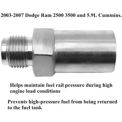 Fuel Injector Common Rail Fuel Plug 1050070 for 03-07 Dodge Ram Cummins